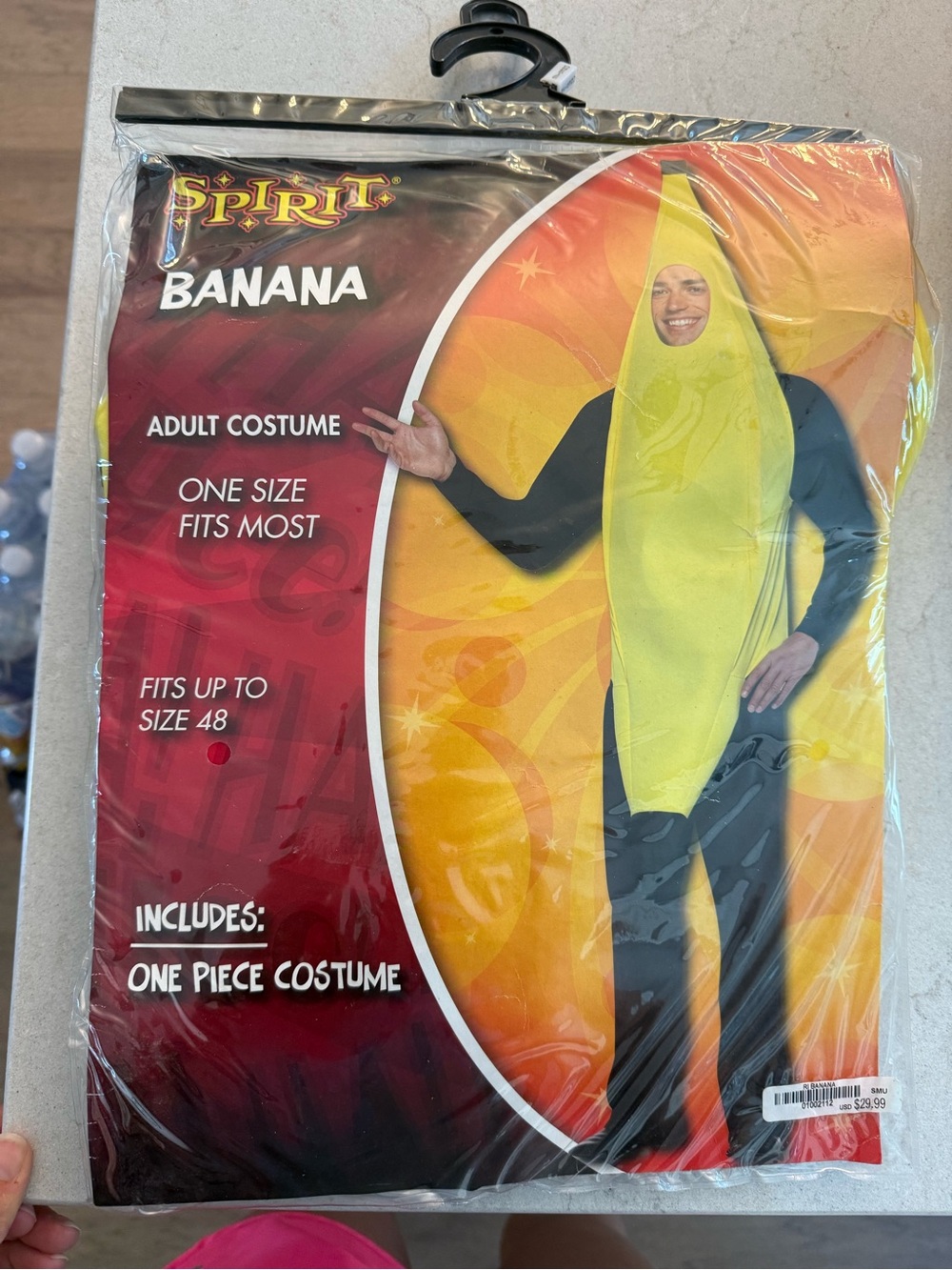 Adult banana Halloween costume
